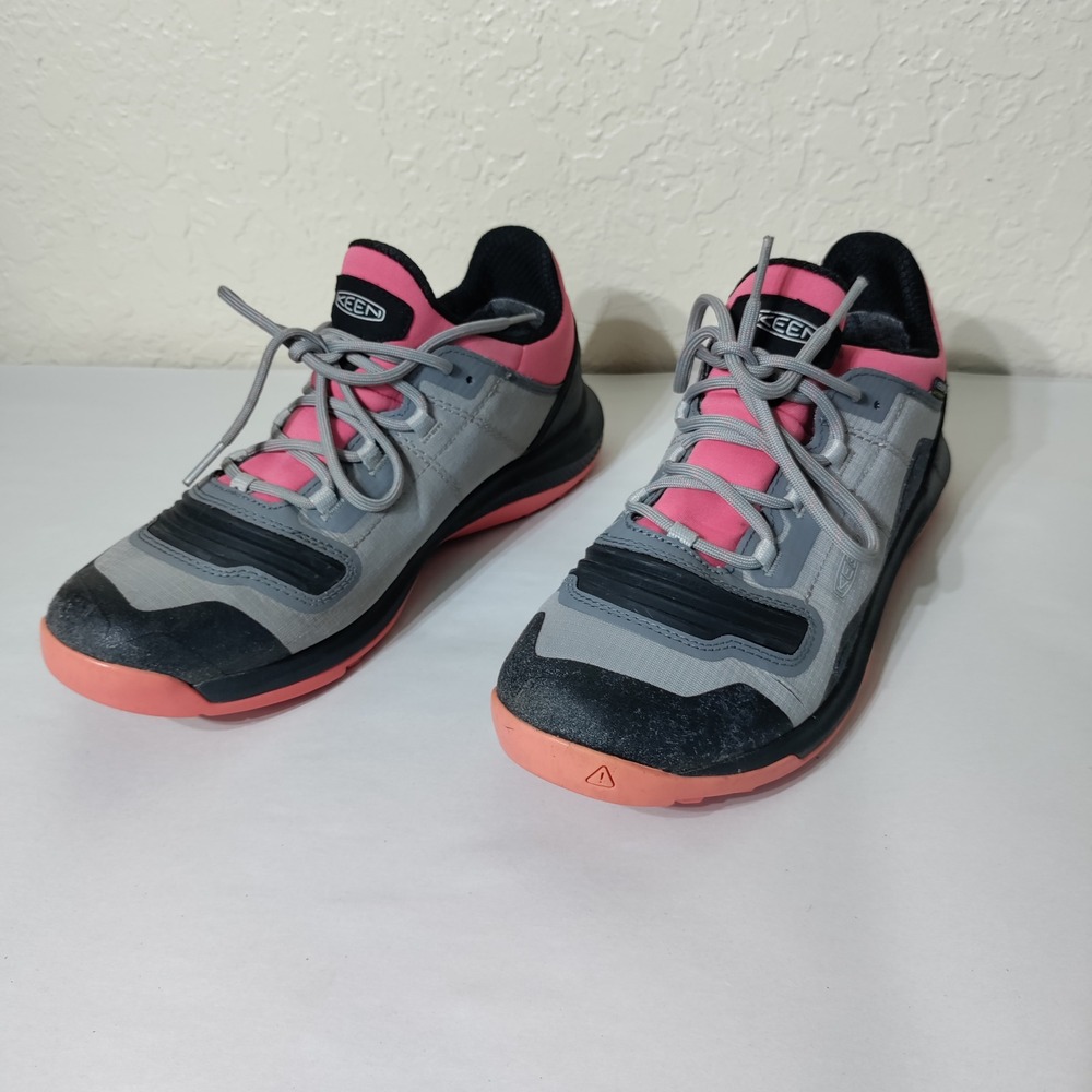 Keen NXIS Speed Womens Hiking Shoes Grey Pink Low Top Sneakers 1024860 Size 8.5 - Picture 2 of 8